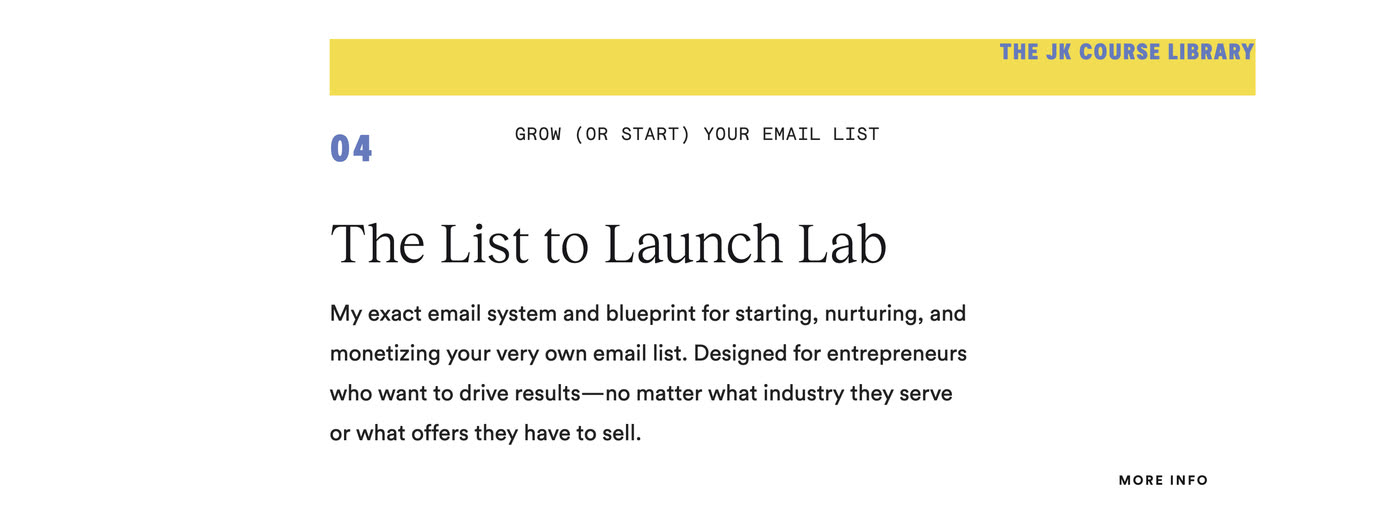 Build — Course 04 — The List to Launch Lab