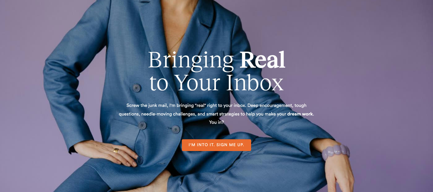 Build — Bringing Real to Your Inbox — signup